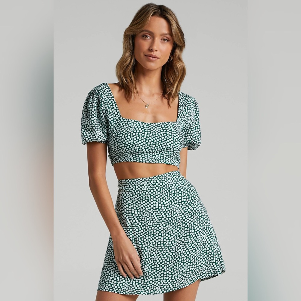 Showpo Two Pieces in Green Floral
